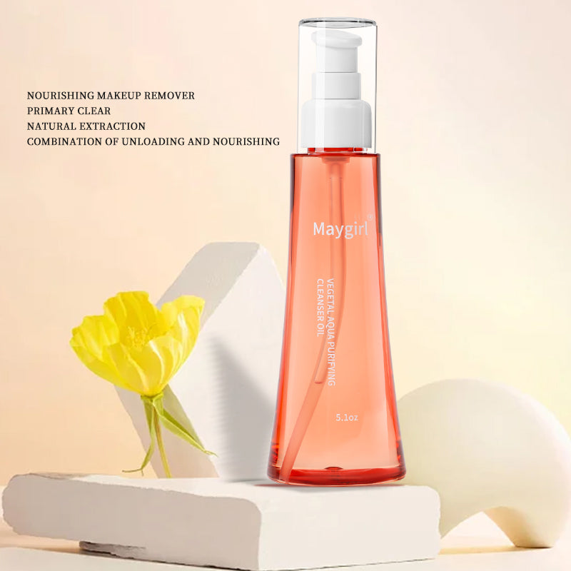 Makeup remover Vegetal Aqua purifying cleanser oil, 5.1 Fl Oz