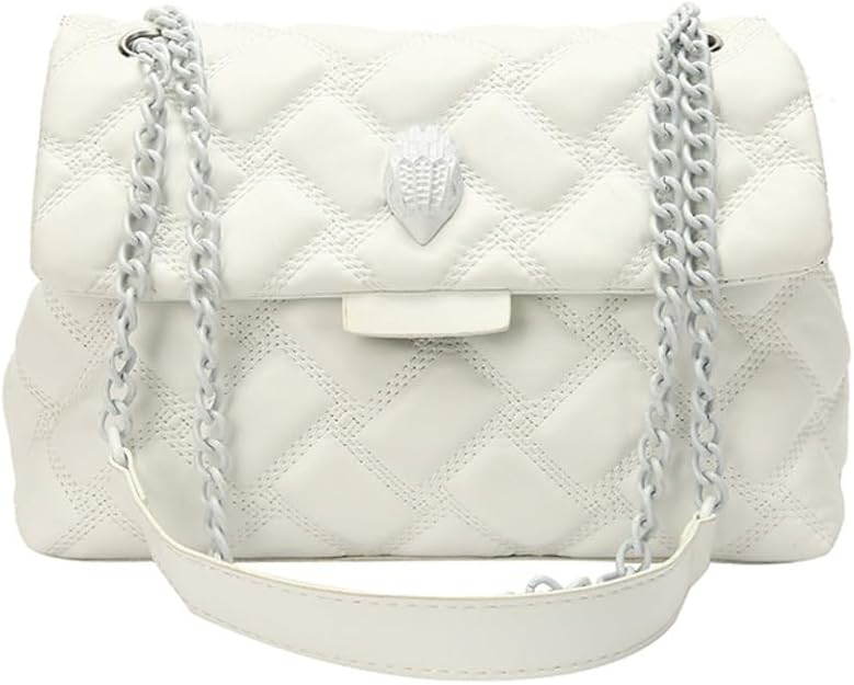 Eagle Head Designer Women's Crossbody Bag, Faux Leather Handbag with Chain Strap, Fashion handbag