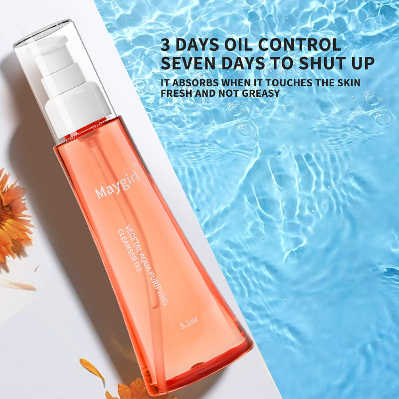 Makeup remover Vegetal Aqua purifying cleanser oil, 5.1 Fl Oz