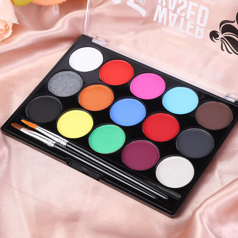 15 water base  colors cosplay body paint