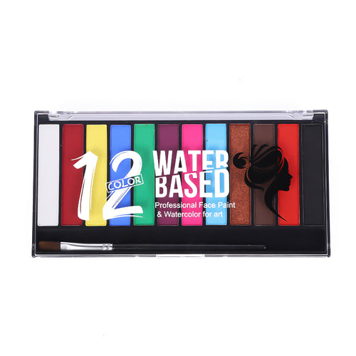 12 water base color cosplay body paint