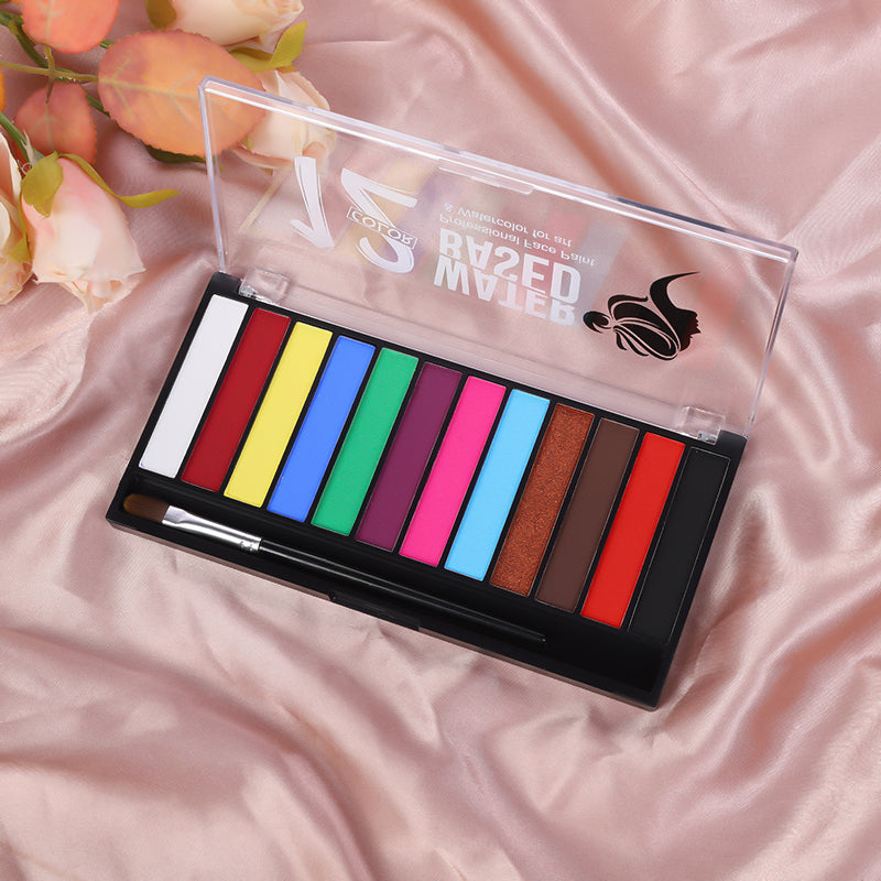 12 water base color cosplay body paint