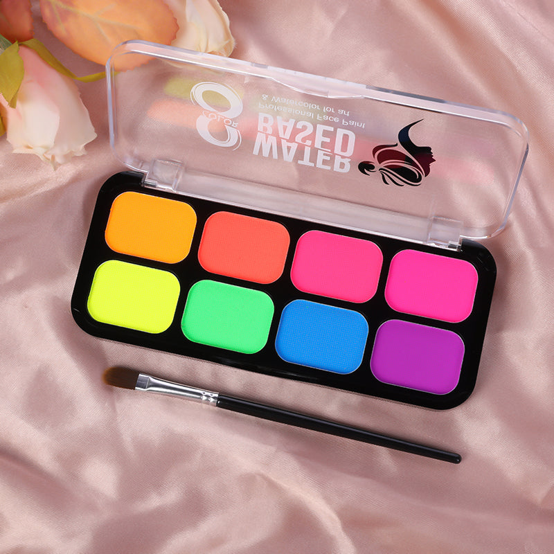 8 water base color cosplay body paint