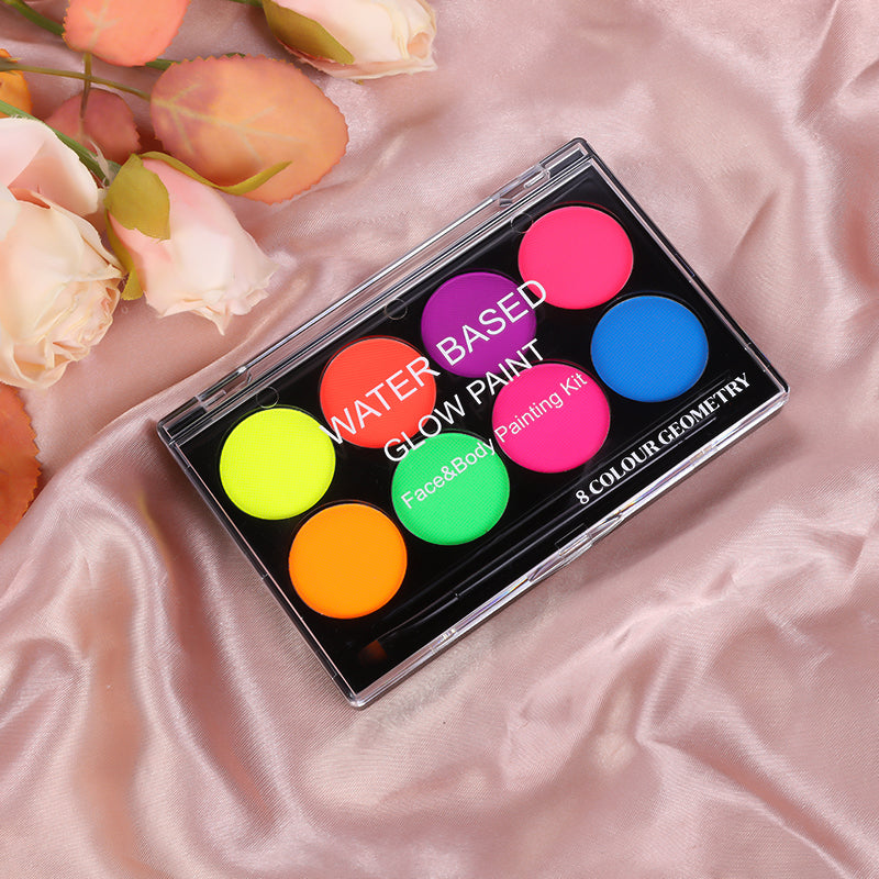 8 water based glow paint cosplay body paint