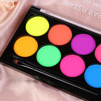 8 water based glow paint cosplay body paint