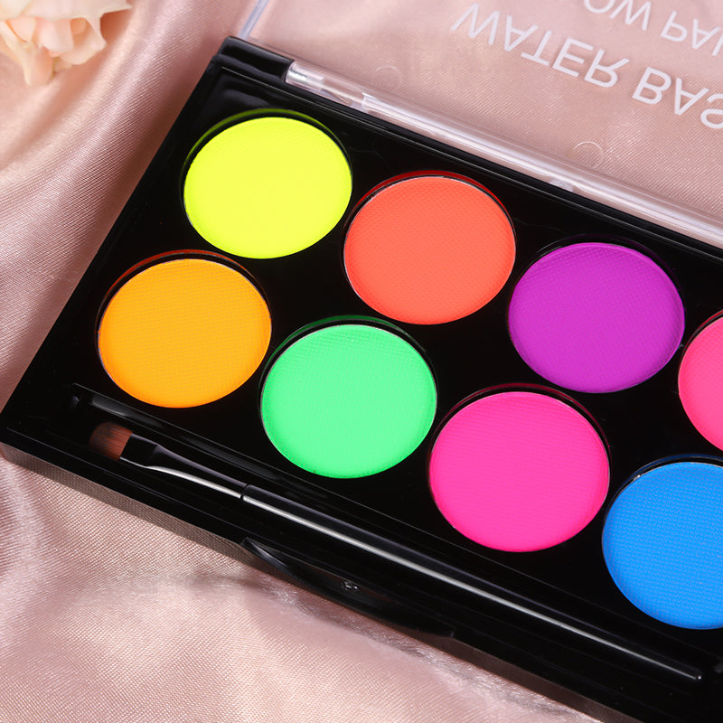 8 water based glow paint cosplay body paint